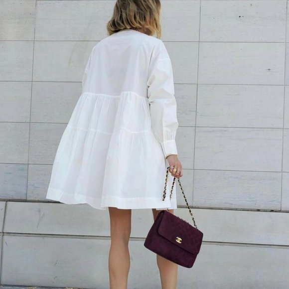 SOLD Anine Bing Addison babydoll swing dress - Picture 2 of 13